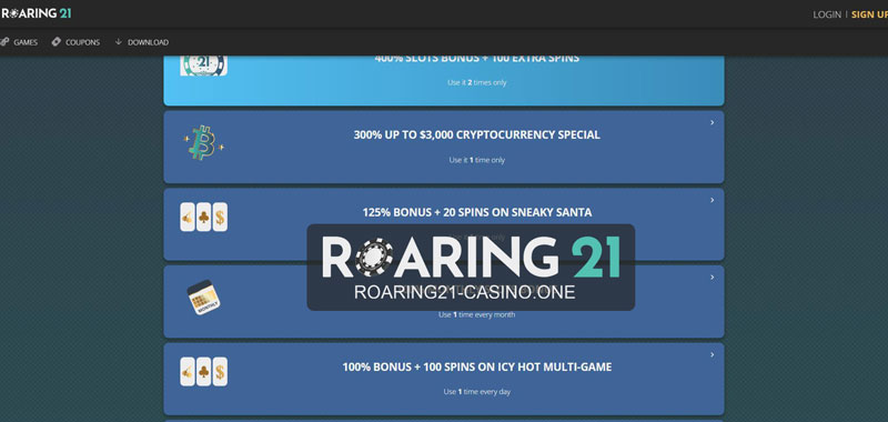 How to register on Roaring21 