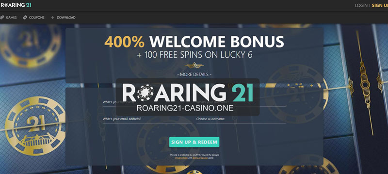 Roaring21 Casino Bonuses